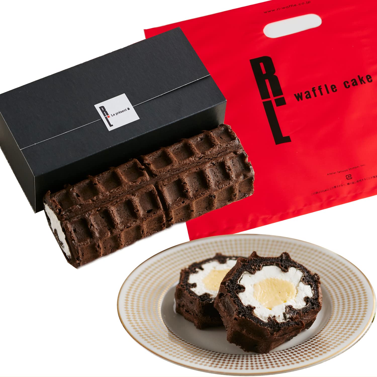 Amazon.co.jp: R.L ワッフル ロールケーキ お菓子 スイーツ ギフト